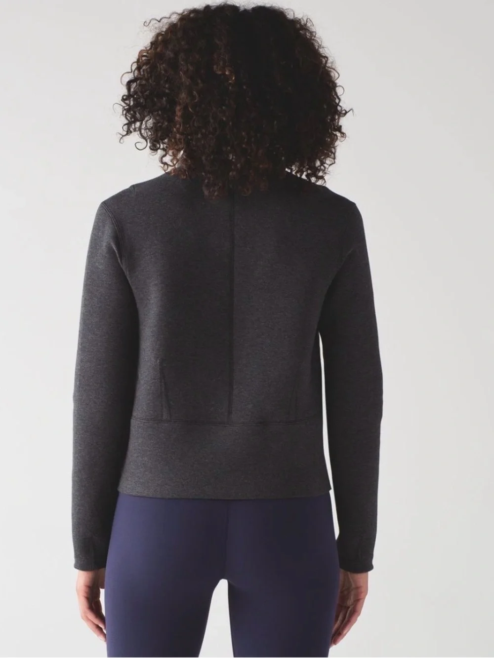 lululemon athletica Charcoal Long-Sleeve Pullover